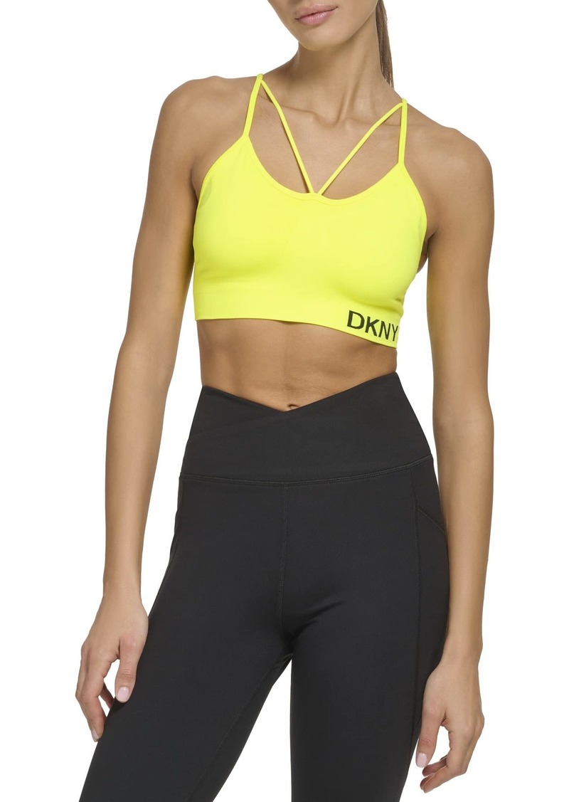 DKNY Women's Removable Cups Strappy Seamless Bra