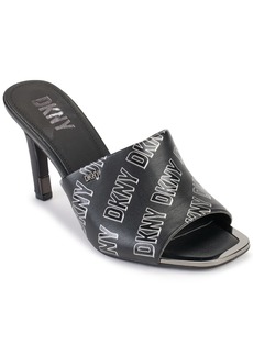 DKNY Women's Square Toe Open Heeled Sandal