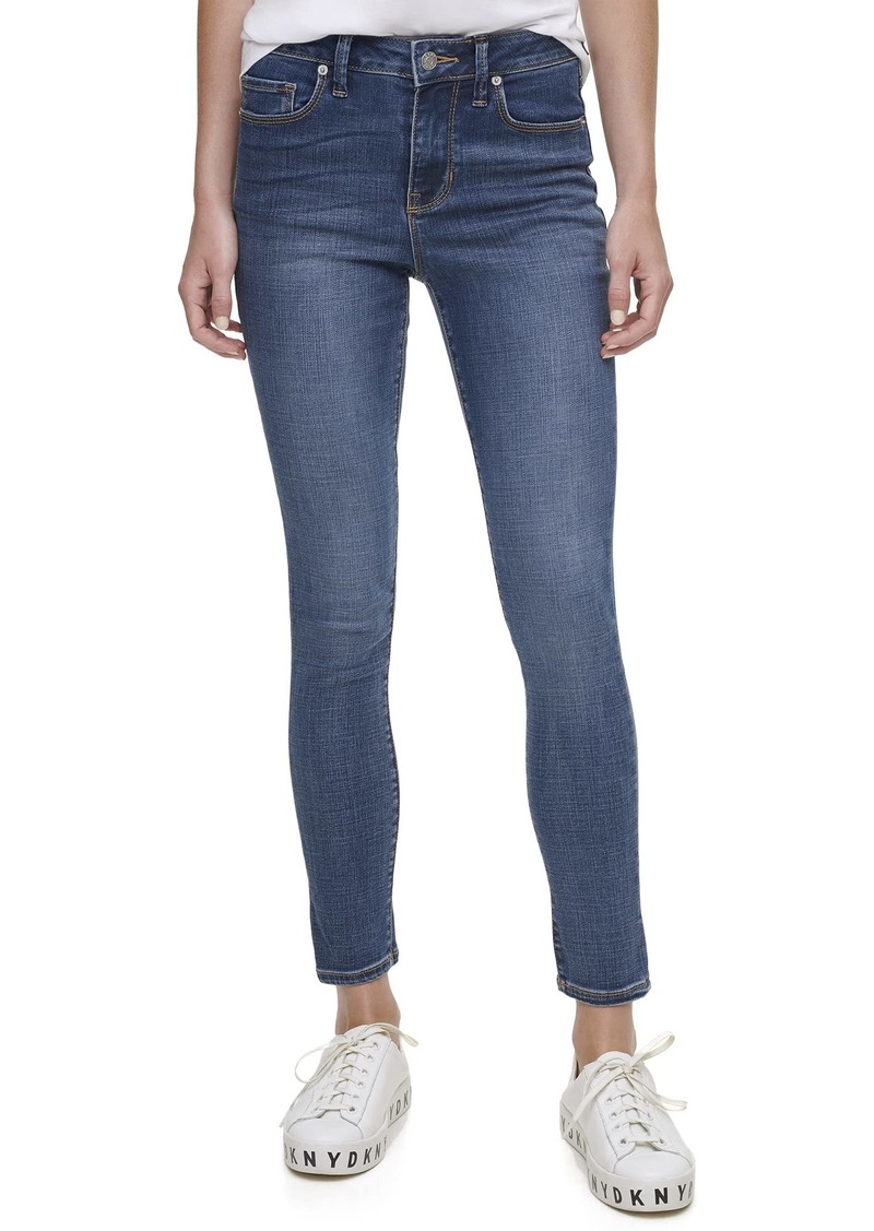 DKNY Women's Stretchy Skinny Jeans DEEP INDIG