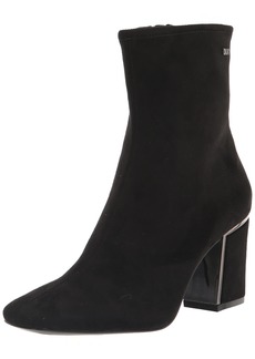 DKNY Women's Suede Classic Heeled Boot Fashion