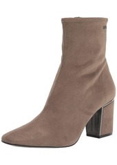 DKNY Women's Suede Classic Heeled Boot Fashion LT MLTRY