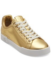 DKNY Donna Karan Women's Donna Lace Up Sneakers - Gold
