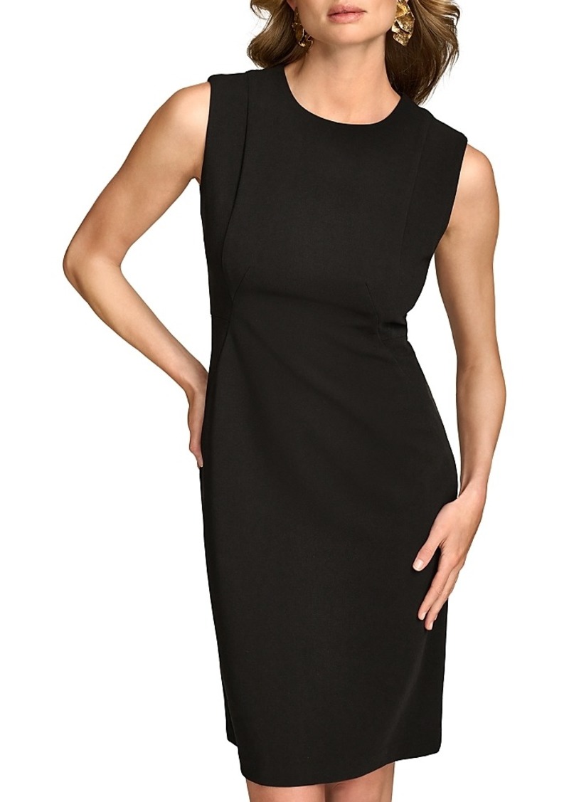 DKNY Donna Karan Jewel Neck Sleeveless Dress