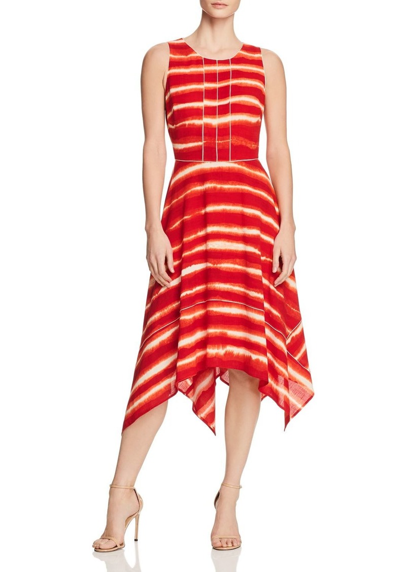DKNY Donna Karan New York Striped Handkerchief-Hem Dress | Dresses