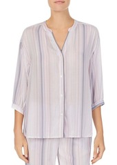 DKNY Donna Karan Sleepwear Striped Sleep Shirt