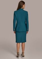 DKNY Donna Karan New York Womens One Button Blazer Pencil Skirt