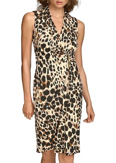 DKNY Donna Karan Printed Sheath Dress