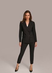 DKNY Donna Karan Women's Straight-Leg Career Pants - Black