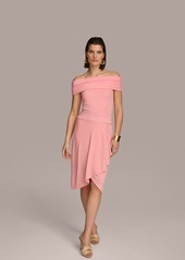 DKNY Donna Karan Women's Faux Wrap Skirt - Tourmaline