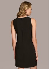 DKNY Donna Karan Women's Keyhole Sheath Dress - Black