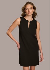 DKNY Donna Karan Women's Keyhole Sheath Dress - Black