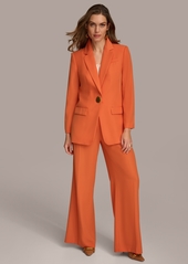 DKNY Donna Karan Women's One-Button Blazer - Terracotta