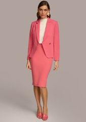 DKNY Donna Karan Womens One Button Jacket Pencil Skirt