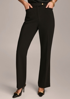 DKNY Donna Karan Women's Straight Leg Pants - Black