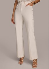 DKNY Donna Karan Women's Straight Leg Pants - Cream