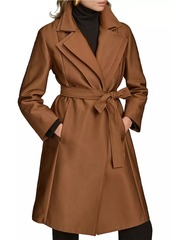 DKNY Double Collar Rain Trench Coat