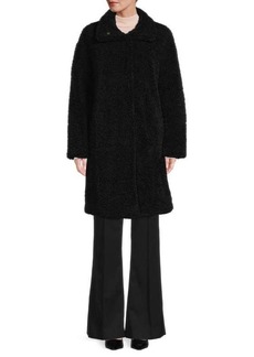 DKNY Reversible Faux Fur Coat