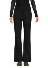 DKNY Faux Suede Flare Pants