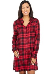 DKNY Sleepwear Flannel Sleepshirt