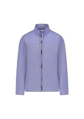 Dkny Girls Polar Fleece Zip Up Jacket with High Collar - Lavender