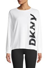 DKNY ​Graphic Stretch-Cotton Top