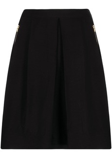 DKNY high-waist pleated miniskirt