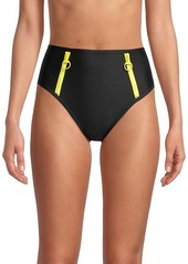 DKNY High-Waist Scuba Bikini Bottom