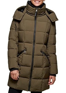 DKNY Hooded Puffer Coat