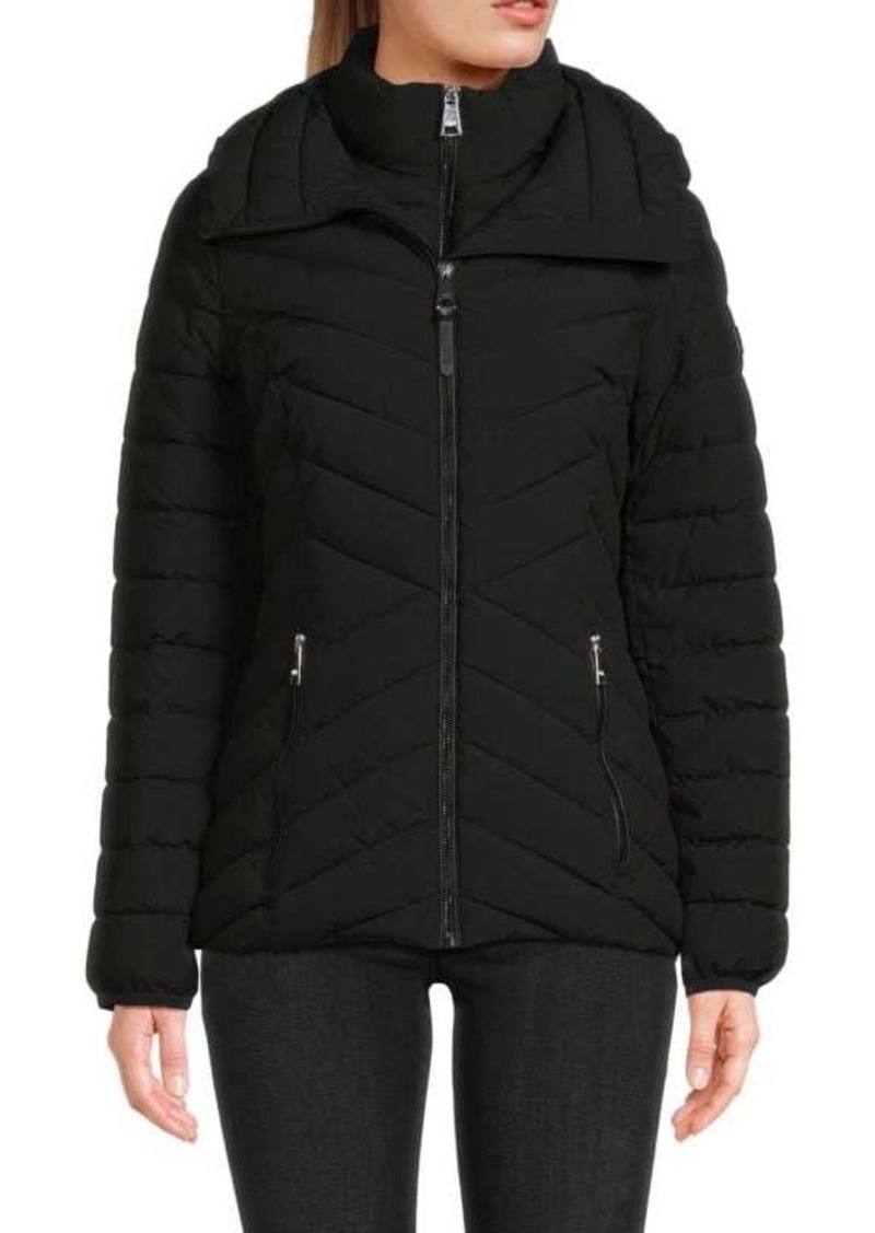 DKNY Hooded Puffer Jacket