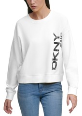 Dkny Jeans Cotton French Terry Sweatshirt