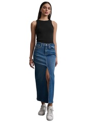 Dkny Jeans Women's High-Rise Denim Maxi Skirt - Dekalb Was