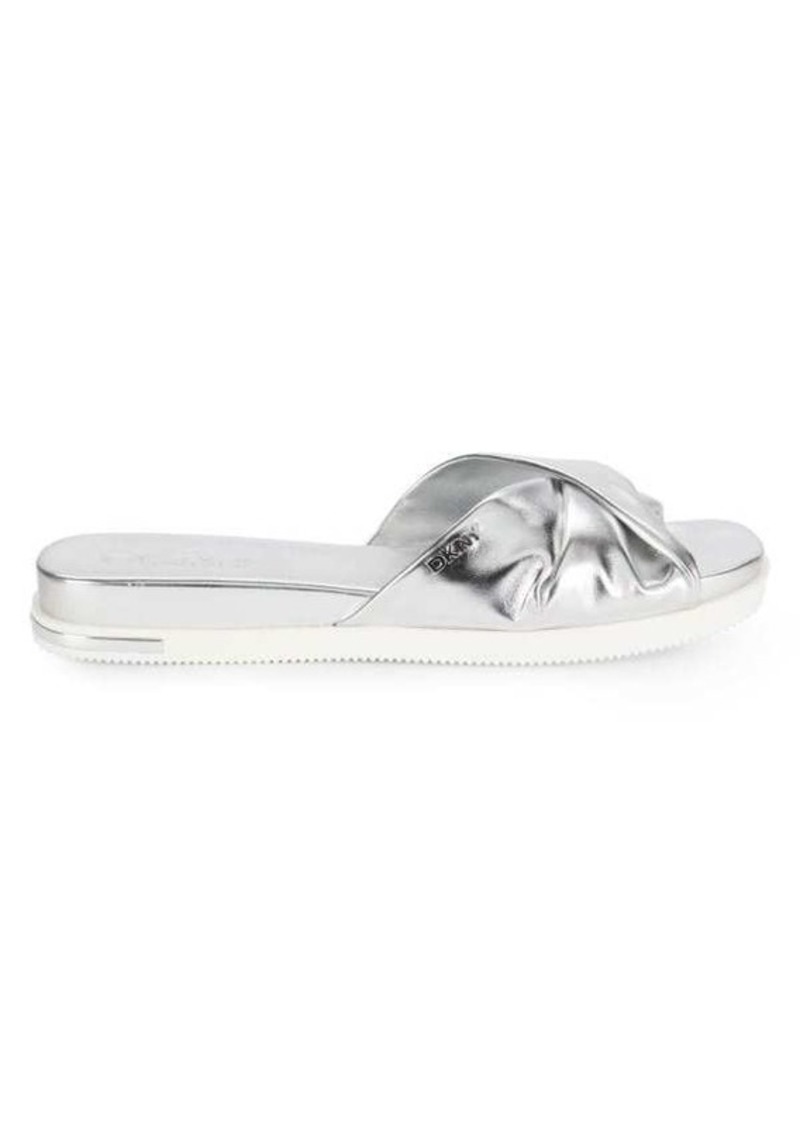 DKNY Jezebel Metallic Twist Flats