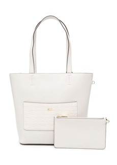 DKNY leather tote bag