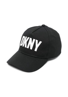 DKNY logo-patch cotton cap