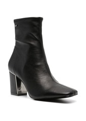 DKNY logo-plaque ankle boots