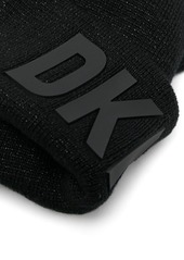DKNY logo-print beanie