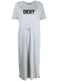 DKNY logo-print T-shirt dress