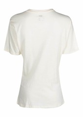 DKNY logo-print knot-detail T-shirt