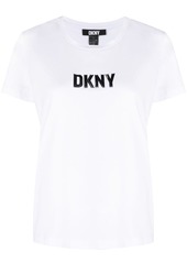 DKNY logo-reflective short-sleeve T-shirt