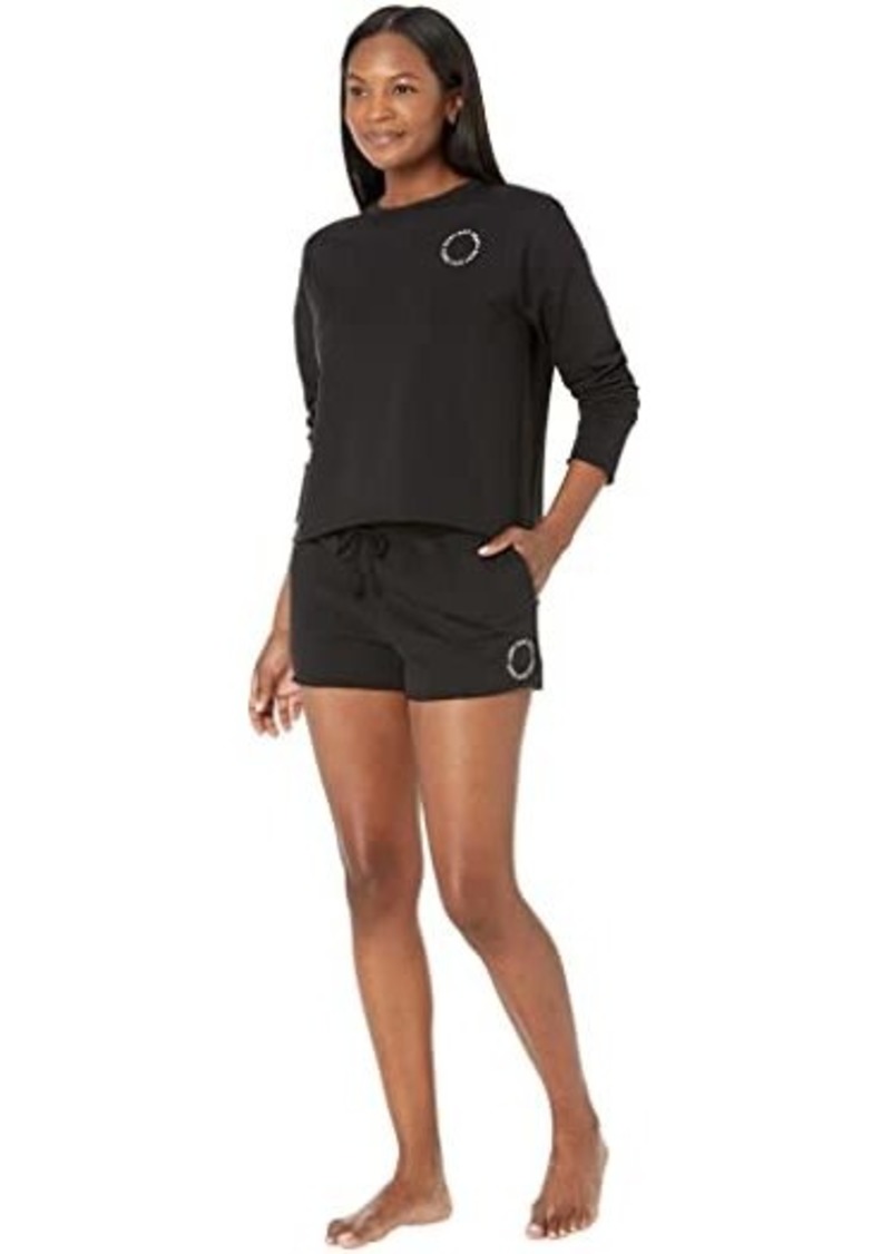 DKNY Long Sleeve Top Boxer Sleep Set