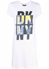 DKNY NYC logo-print tunic