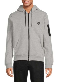 DKNY Park Place Logo Zip Hoodie