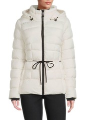 DKNY Quilted Removable Hood Puffer Jacket