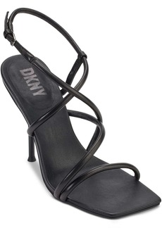 DKNY REIA Womens Leather Dressy Slingback Sandals
