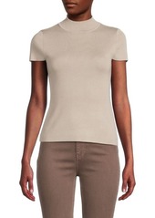 DKNY Ribbed Fitted Top