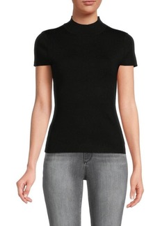 DKNY Ribbed Fitted Top