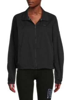DKNY Ruched Zip Jacket
