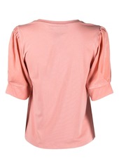 DKNY short-sleeve cotton blend T-shirt