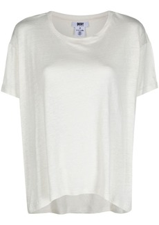 DKNY short-sleeve linen T-shirt