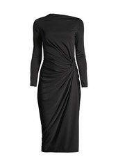 DKNY Side Ruched Jersey Dress